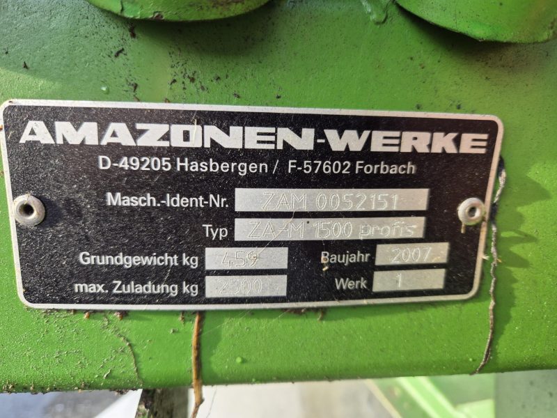 Amazone ZA-M 1500 ProfiS